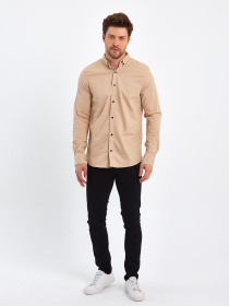 Сорочки Trend Collection модель TC8205SandRBSHKMN Фото