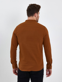 Сорочки Trend Collection модель TC8133BrownRBSHKMN Фото