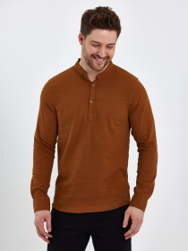 Сорочки Trend Collection модель TC8133BrownRBSHKMN Фото