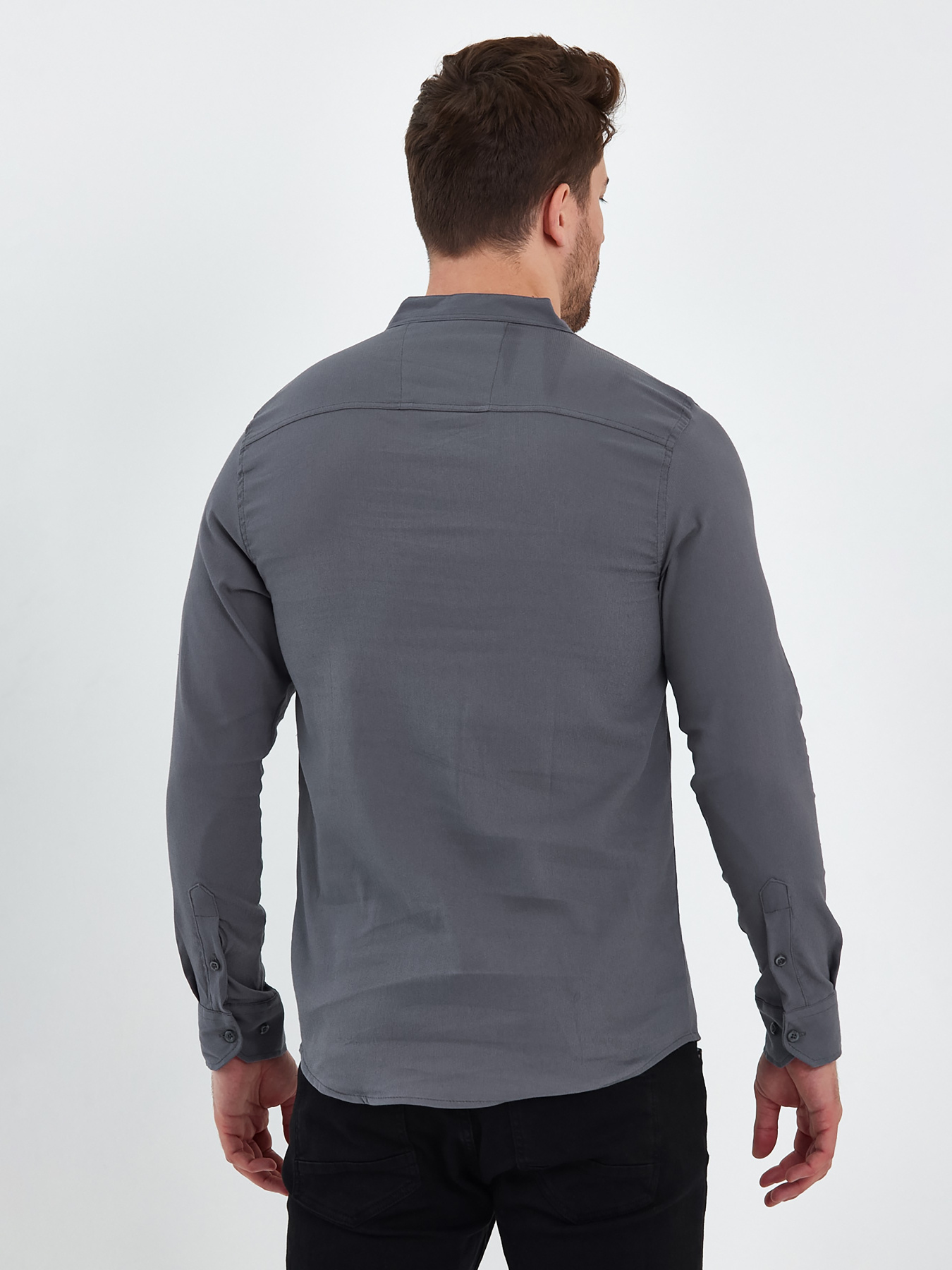 Сорочки Trend Collection модель TC8131GreyRBSHKMN Фото