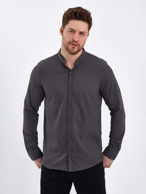 Сорочки Trend Collection модель TC8128BlackRBSHKMN Фото