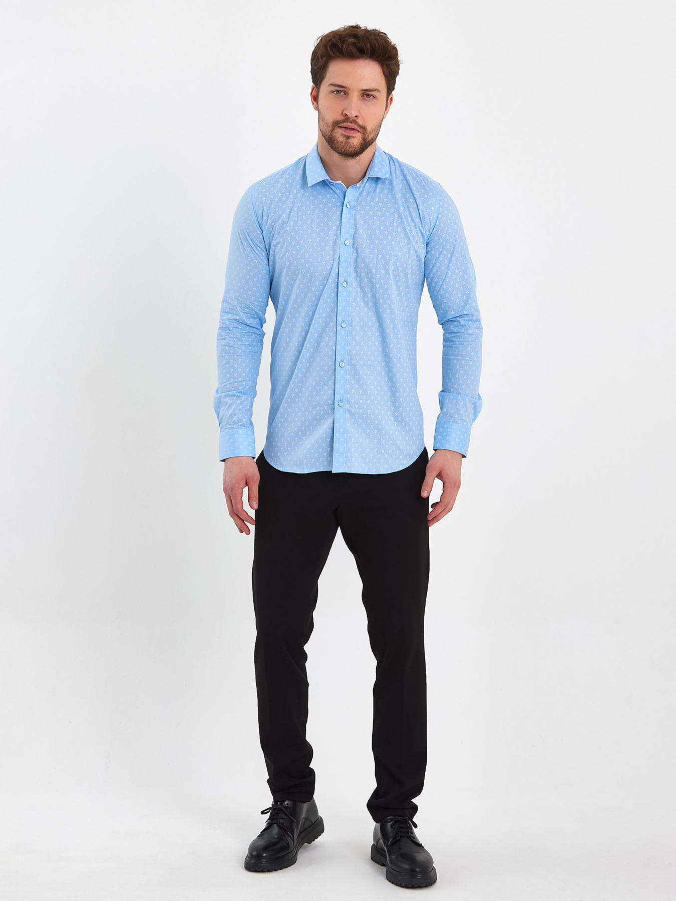 Рубашки Trend Collection модель TC8080LightBlueRBSHKMN Рубашки Trend Collection модель TC8080LightBlueRBSHKMN Фото