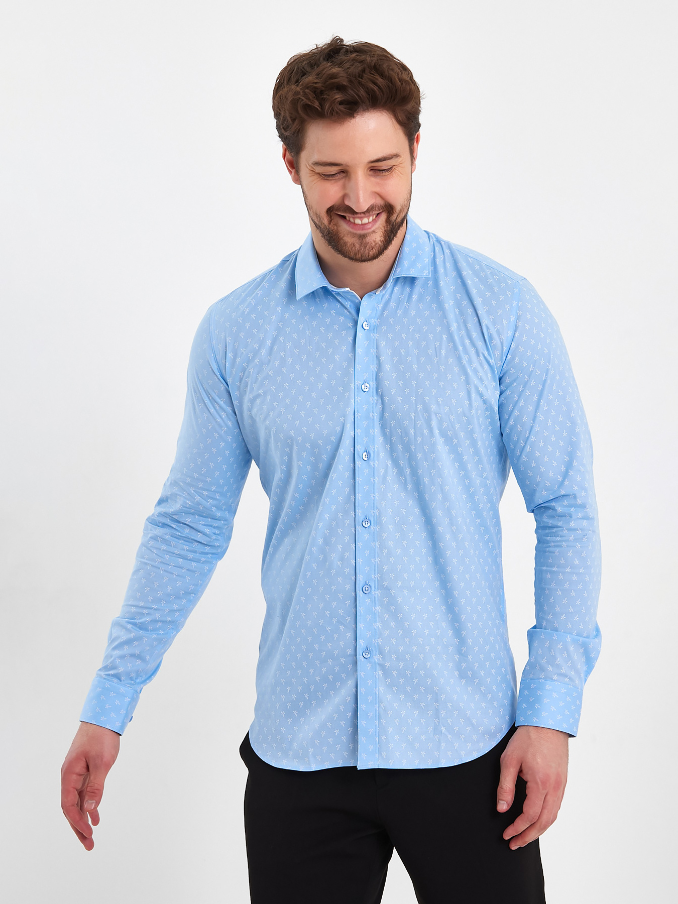 Рубашки Trend Collection модель TC8080LightBlueRBSHKMN Рубашки Trend Collection модель TC8080LightBlueRBSHKMN Фото