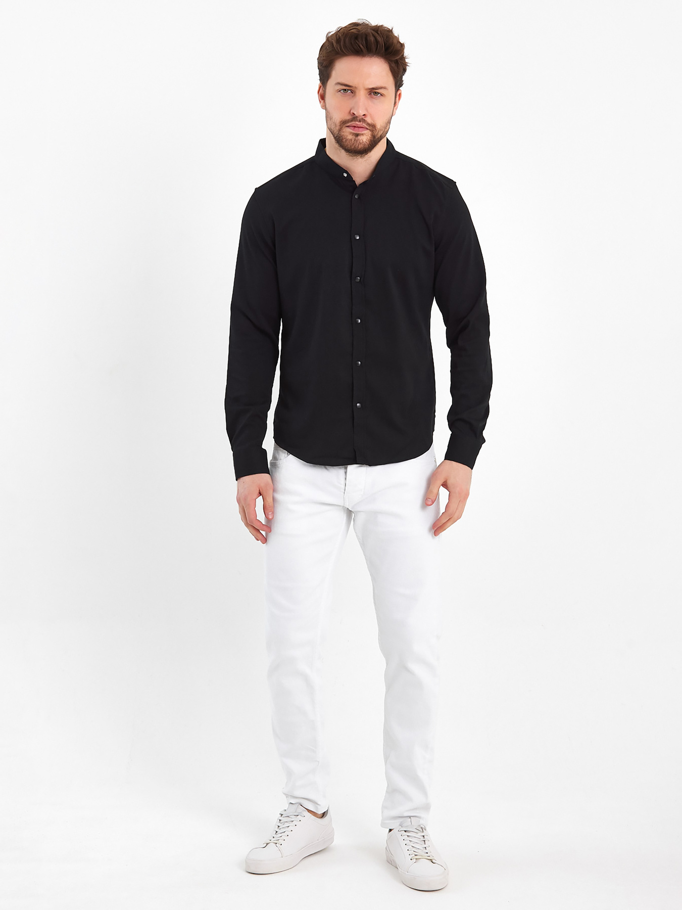 Рубашки Trend Collection модель TC7805BlackRBSHKMN Фото