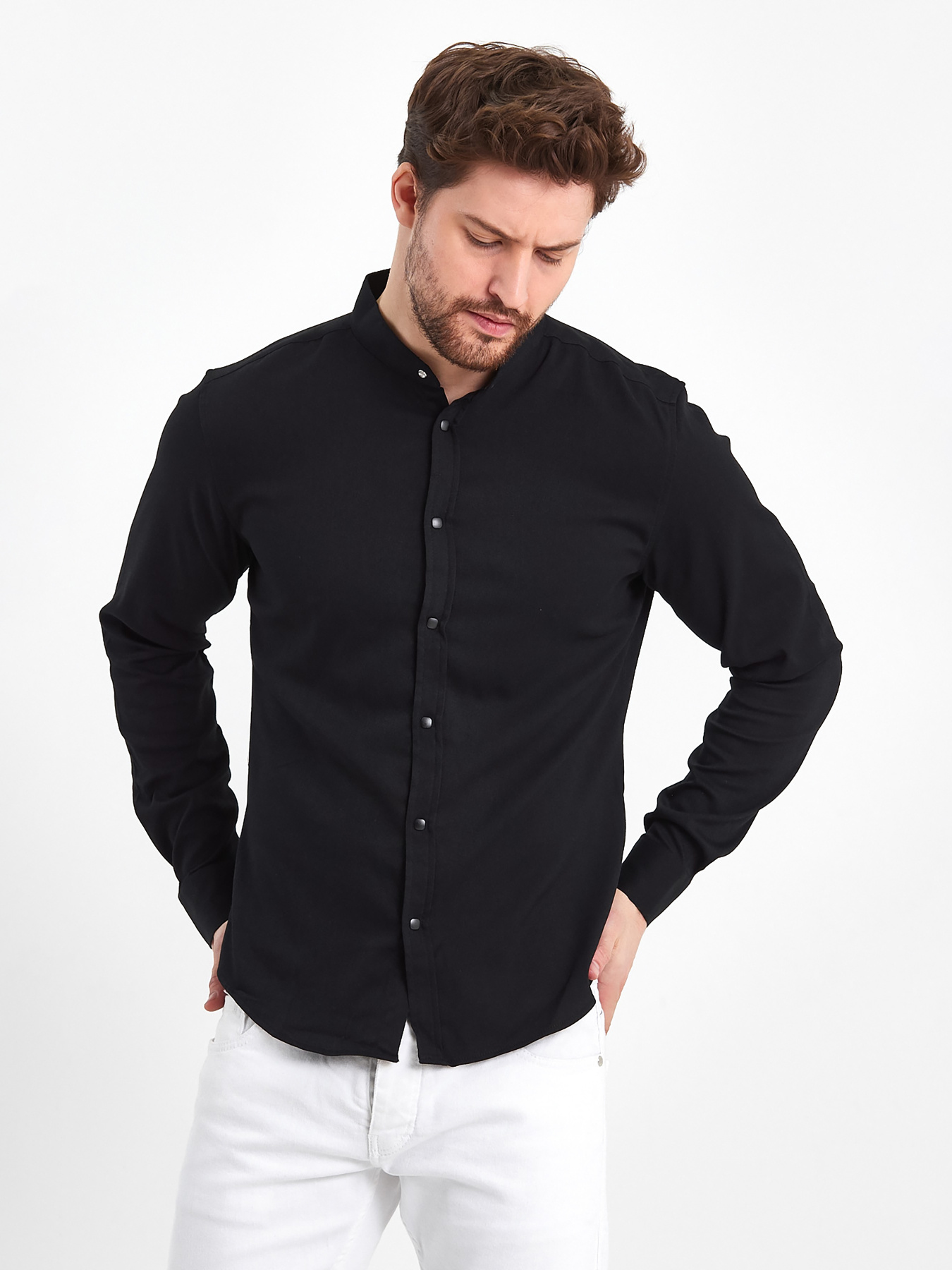 Рубашки Trend Collection модель TC7805BlackRBSHKMN Фото