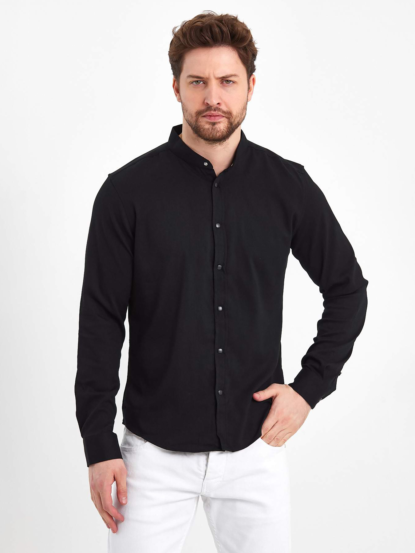 Рубашки Trend Collection модель TC7805BlackRBSHKMN Фото