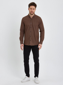 Рубашки Trend Collection модель TC7395BrownRBSHKMN Фото