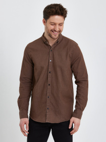 Рубашки Trend Collection модель TC7395BrownRBSHKMN Фото