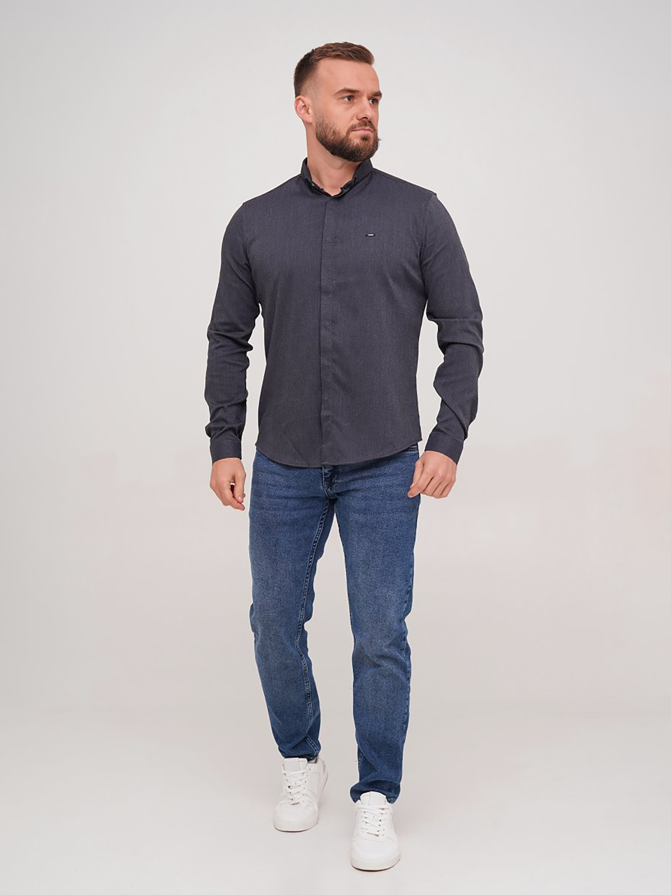 Рубашки Trend Collection модель TC7222DarkGreyRBSHKMN Фото