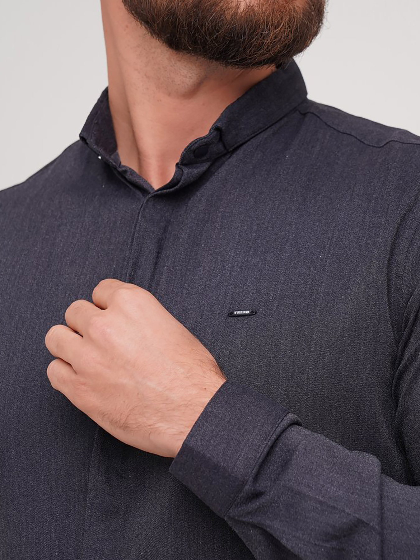 Рубашки Trend Collection модель TC7222DarkGreyRBSHKMN Фото