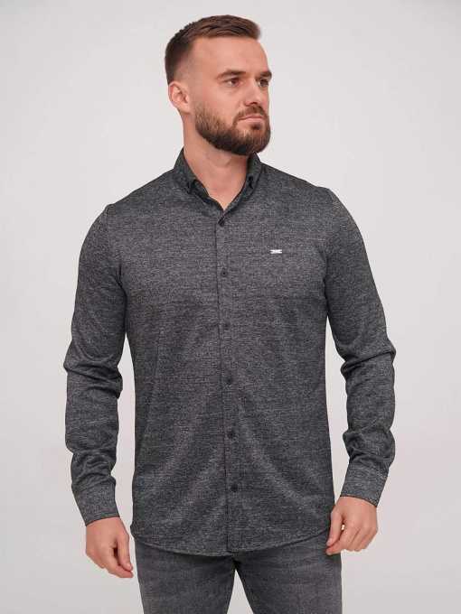 Сорочки Trend Collection модель TC7137BlackGreyRBSHKMN Фото
