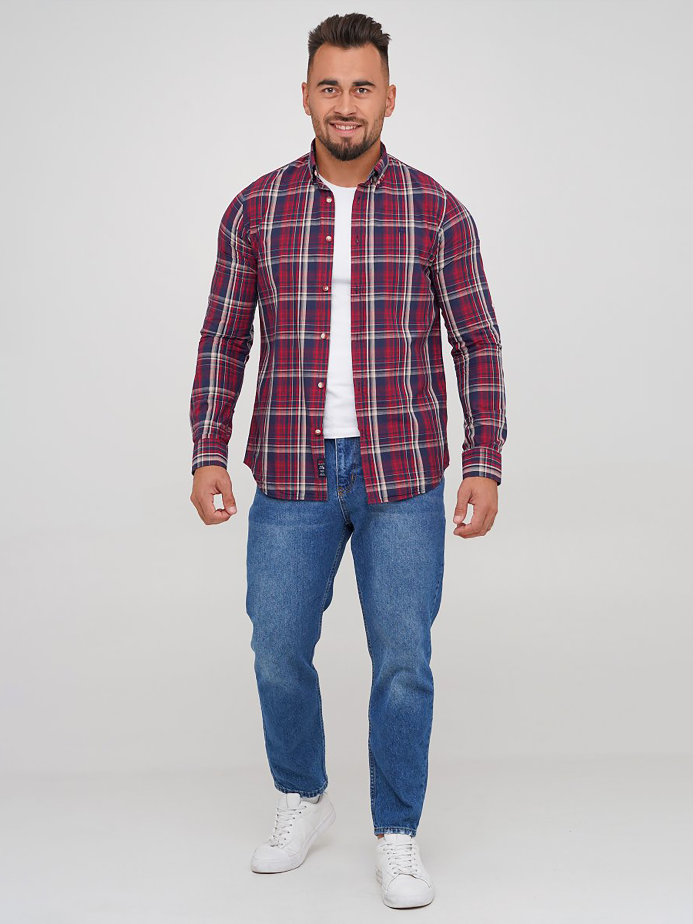 Сорочки Trend Collection модель TC6623BlueRBSHKMN Фото