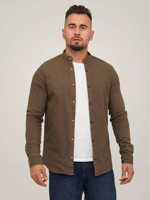 Рубашки Trend Collection модель TC6568DarkKhakiRBSHKMN Фото