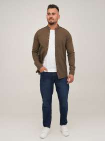 Сорочки Trend Collection модель TC6568DarkKhakiRBSHKMN Фото