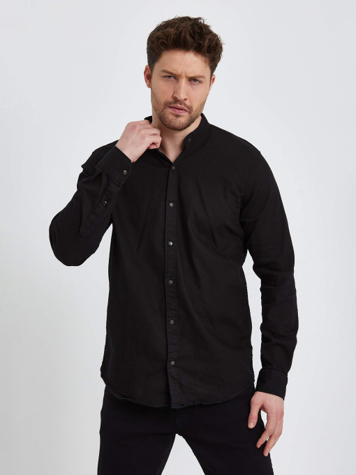 Сорочки Trend Collection модель TC5975BlackRBSHKMN Фото