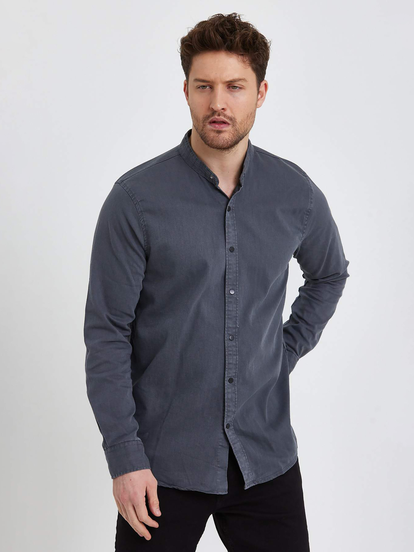 Сорочки Trend Collection модель TC5970GreyRBSHKMN Сорочки Trend Collection модель TC5970GreyRBSHKMN Фото