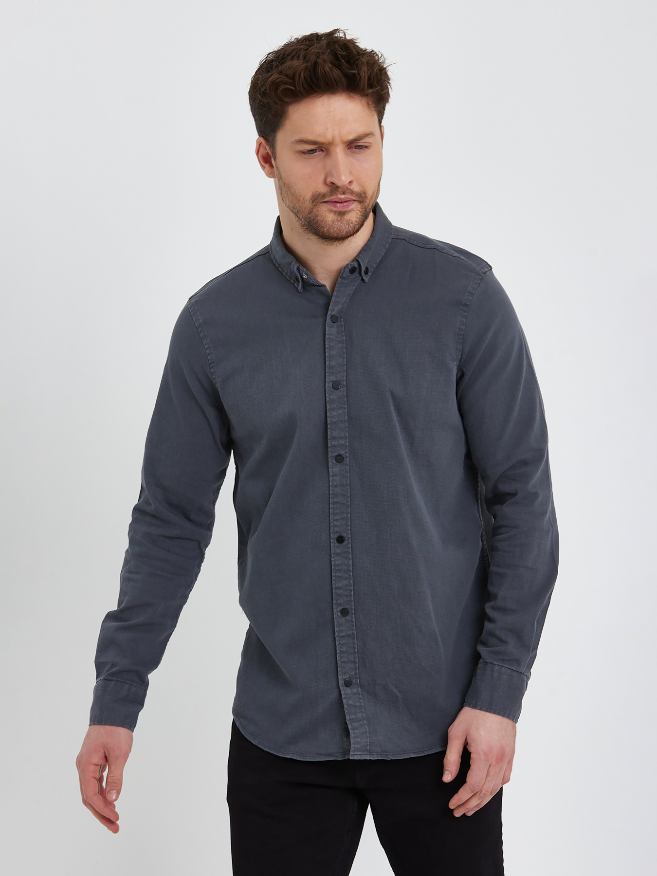 Сорочки Trend Collection модель TC5964GreyRBSHKMN Сорочки Trend Collection модель TC5964GreyRBSHKMN Фото