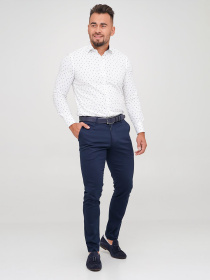 Рубашки Trend Collection модель TC5892WhiteRBSHKMN Фото