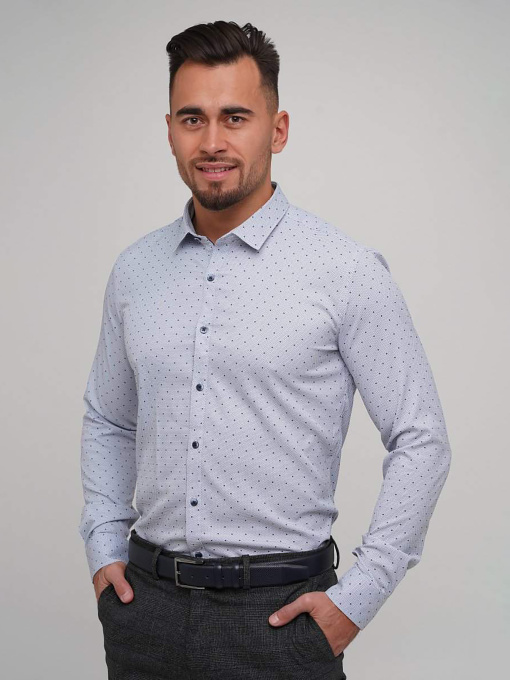 Рубашки Trend Collection модель TC5849GreyRBSHKMN Фото