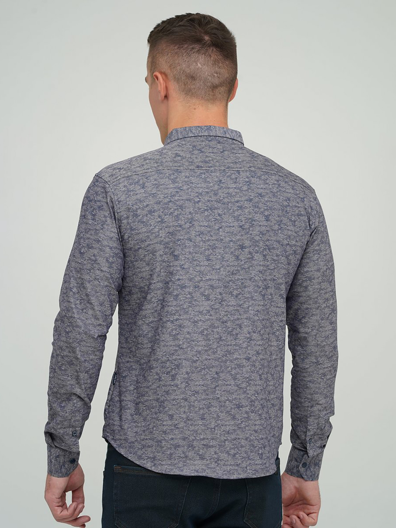 Рубашки Trend Collection модель TC5485GreyBlueRBSHKMN Фото