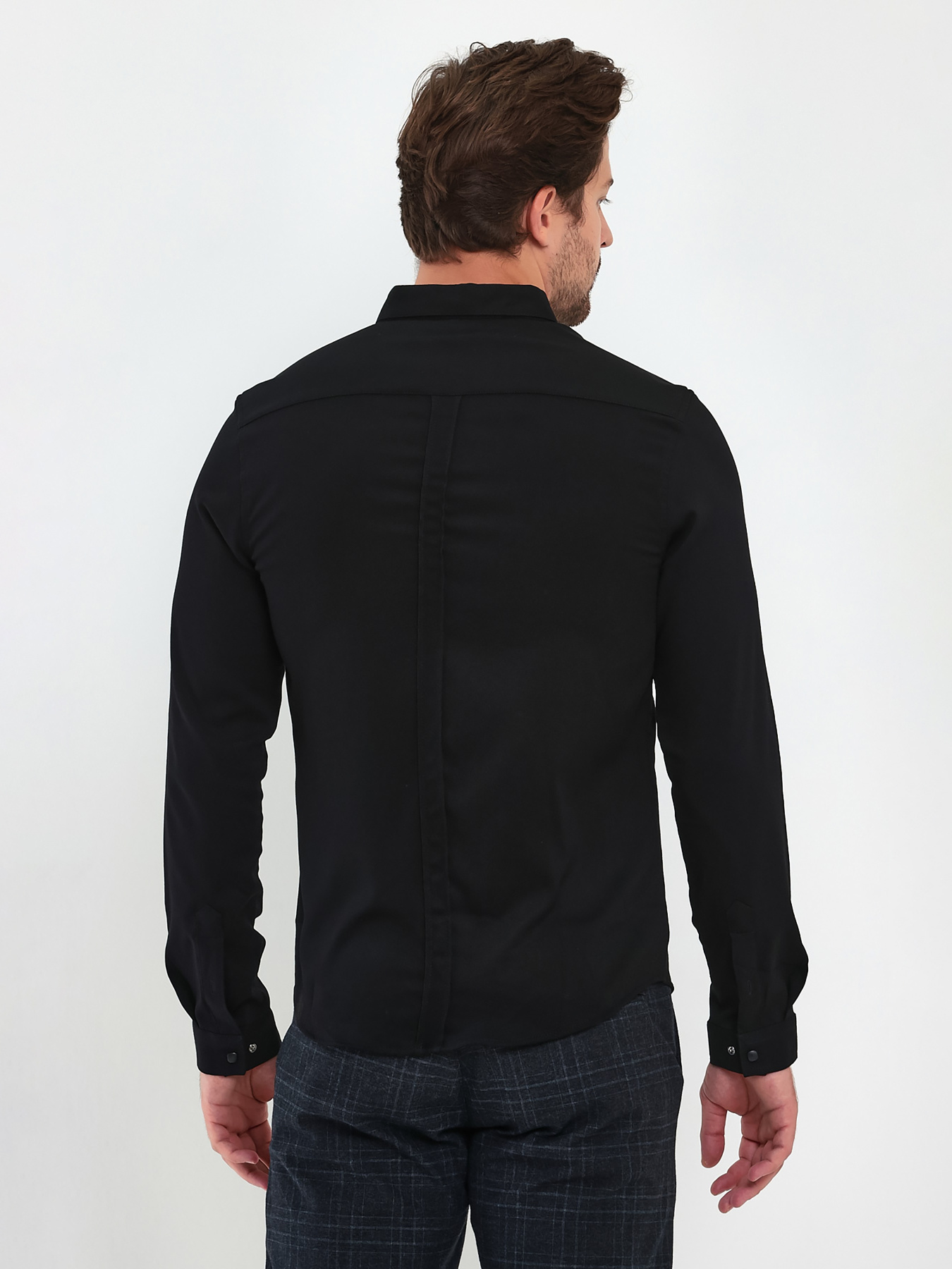 Рубашки Trend Collection модель TC5074BlackRBSHKMN Фото