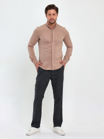 Рубашки Trend Collection модель TC5071BeigeRBSHKMN Фото