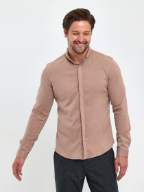 Рубашки Trend Collection модель TC5071BeigeRBSHKMN Фото