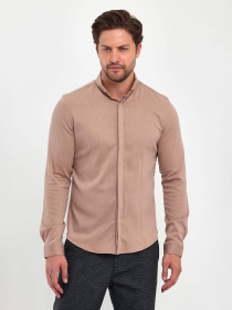 Рубашки Trend Collection модель TC5071BeigeRBSHKMN Фото