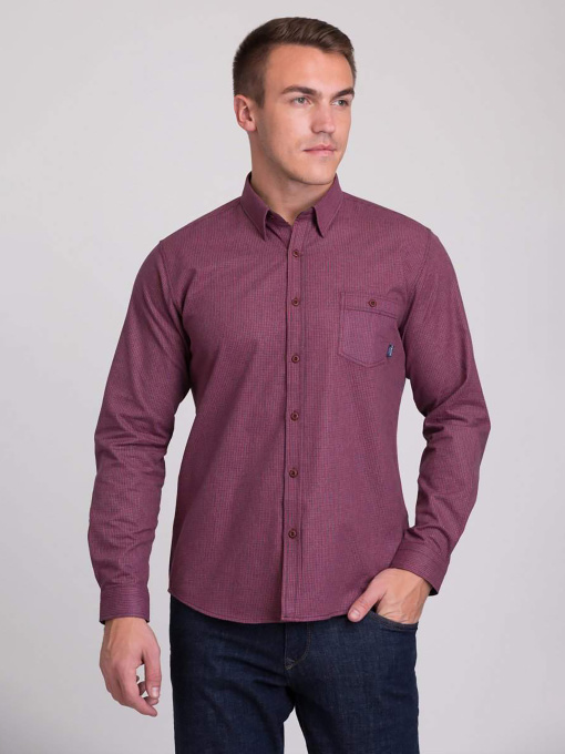 Сорочки Trend Collection модель TC3035BordoRBSHKMN Фото