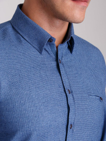 Сорочки Trend Collection модель TC3033BlueRBSHKMN Фото