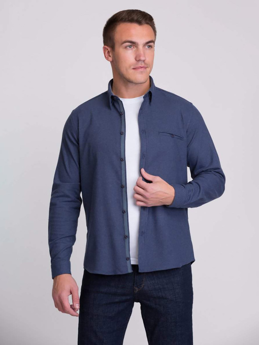 Сорочки Trend Collection модель TC3032BlueRBSHKMN Фото