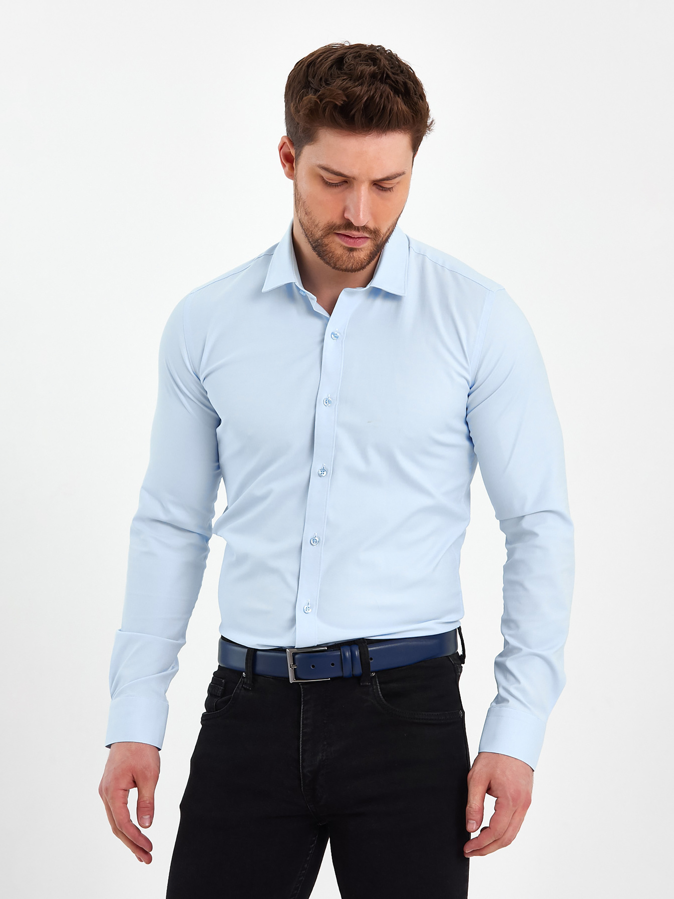 Рубашки Trend Collection модель TC2819LightBlueRBSHKMN Фото