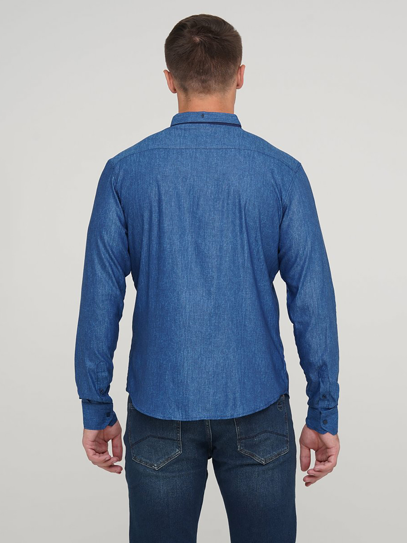 Рубашки Trend Collection модель TC2782BlueRBSHKMN Фото