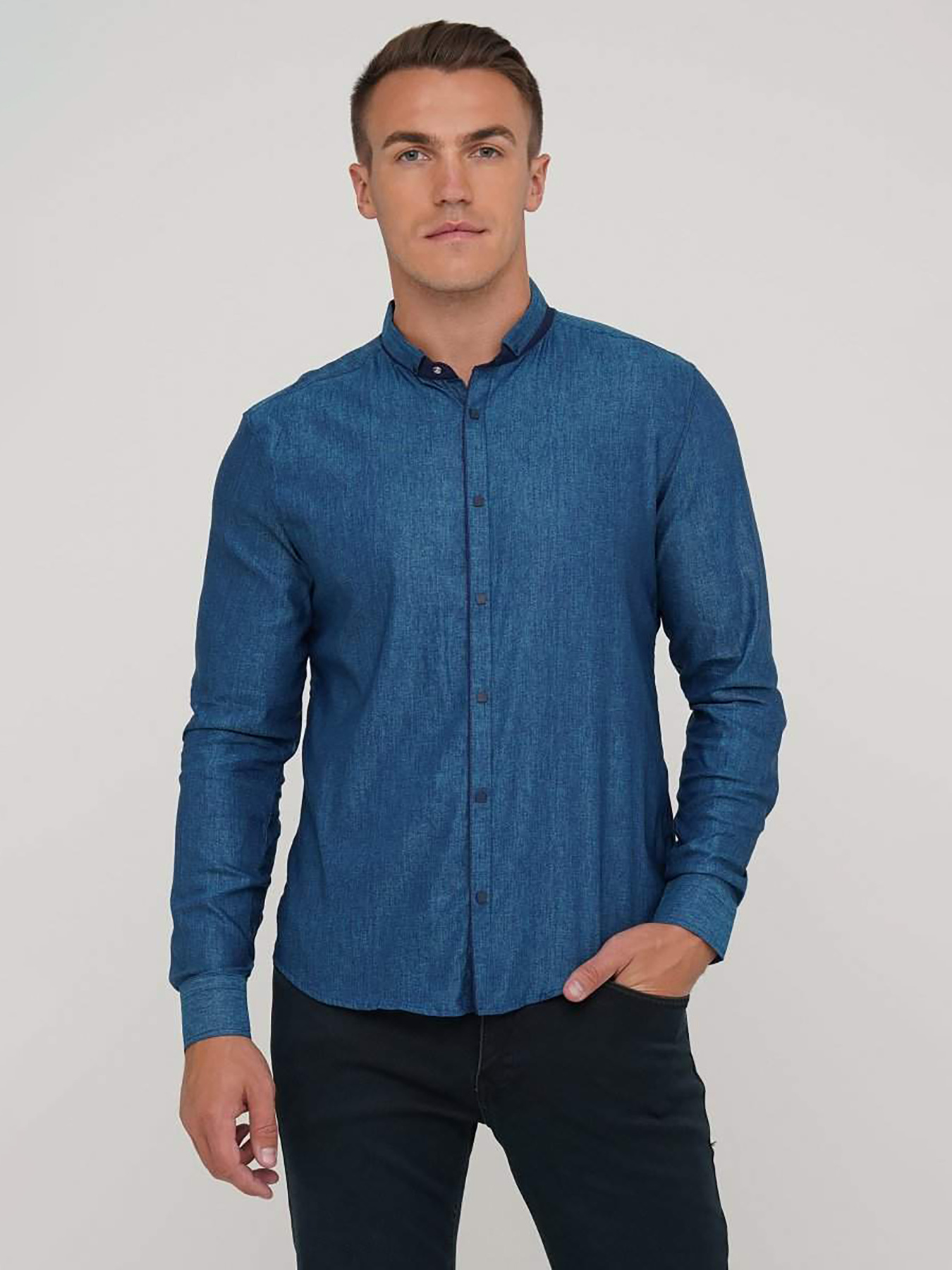 Рубашки Trend Collection модель TC2781EmeraldRBSHKMN Фото