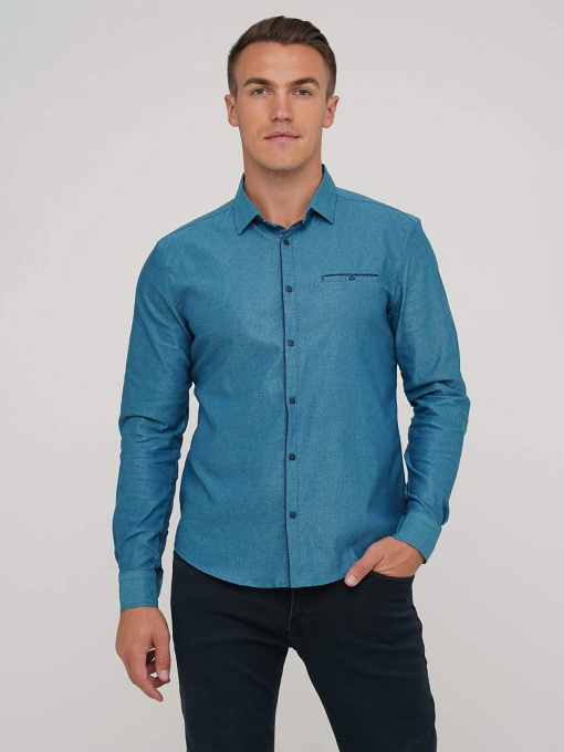 Рубашки Trend Collection модель TC2775EmeraldRBSHKMN Фото