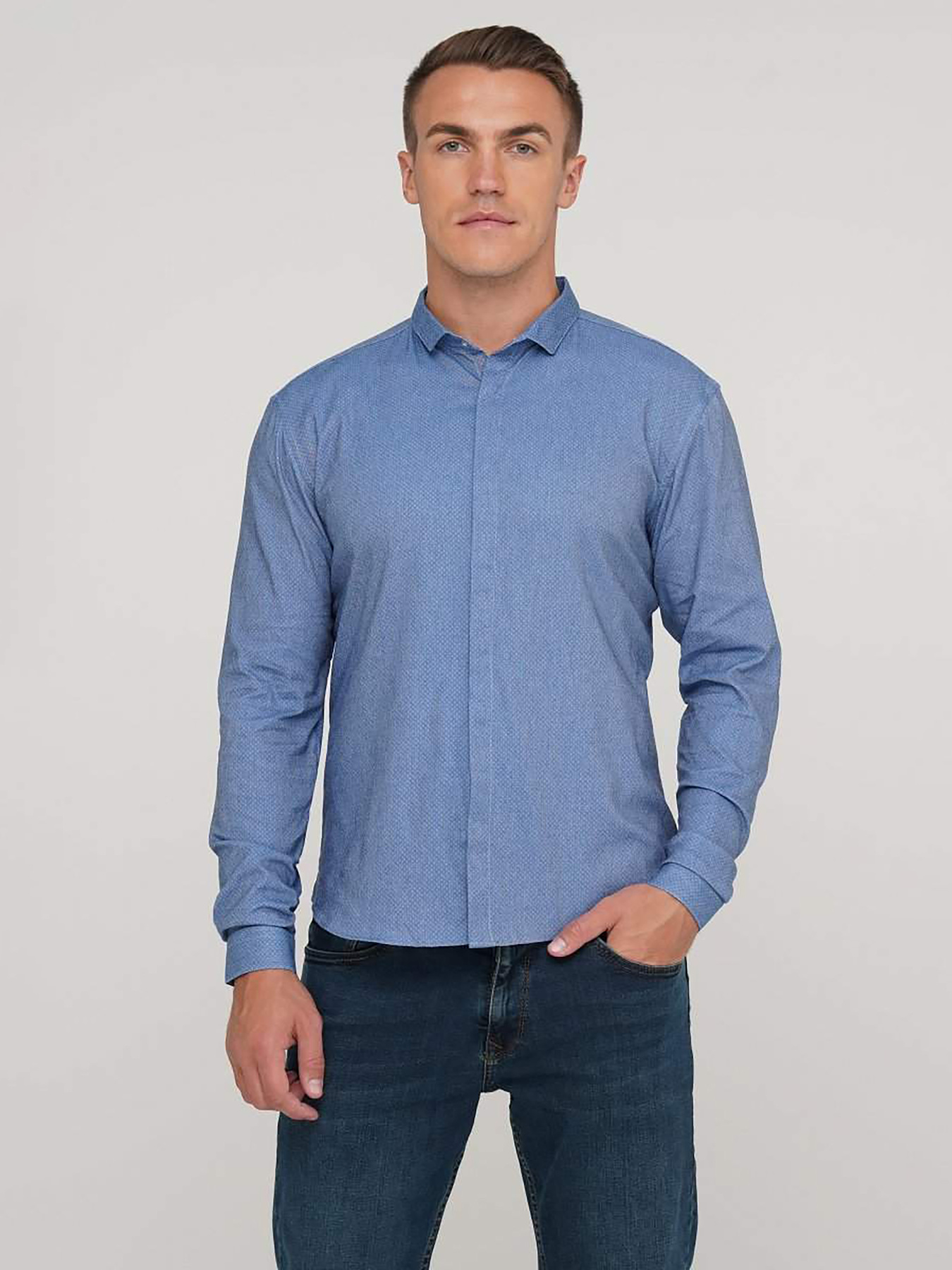 Рубашки Trend Collection модель TC2715LightBlueRBSHKMN Рубашки Trend Collection модель TC2715LightBlueRBSHKMN Фото
