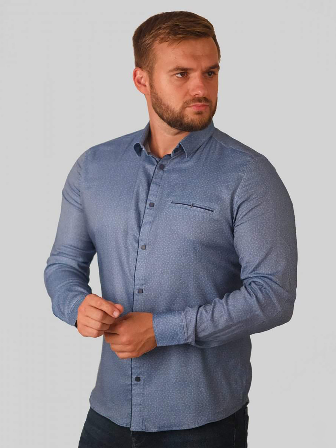Рубашки Trend Collection модель TC2695BlueRBSHKMN Фото