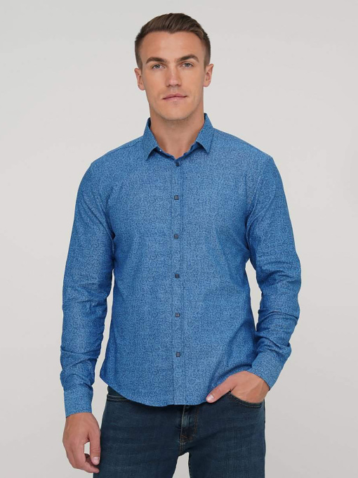 Рубашки Trend Collection модель TC2694BlueRBSHKMN Фото
