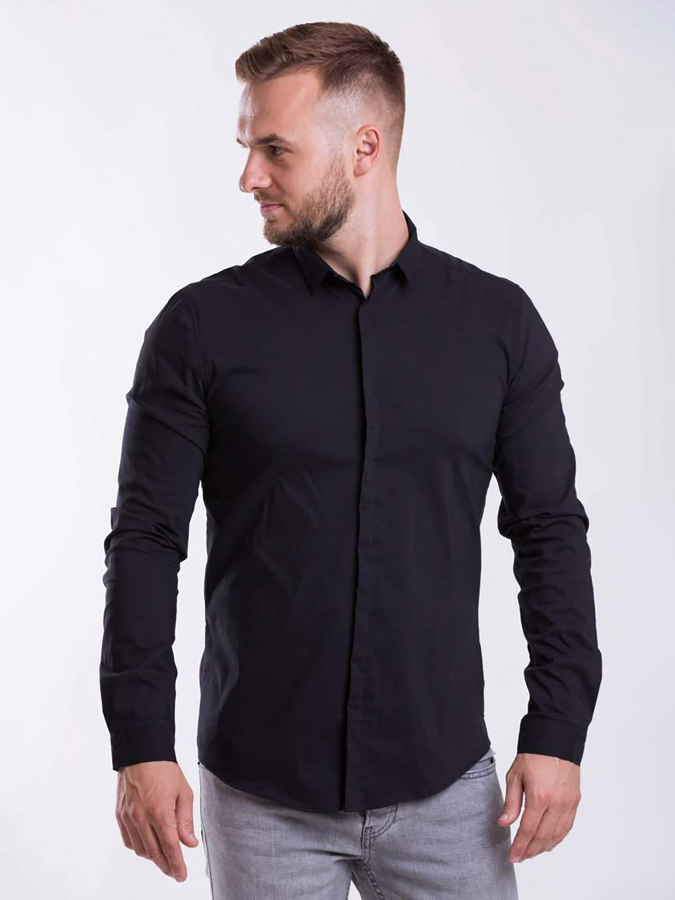 Рубашки Trend Collection модель TC2687BlackRBSHKMN Фото