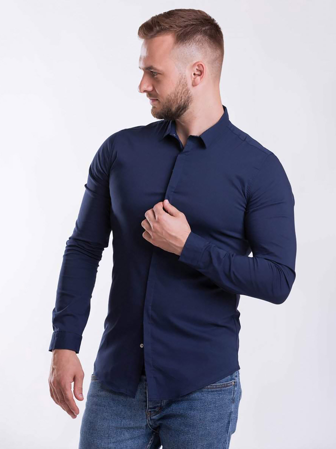 Сорочки Trend Collection модель TC2686BlueRBSHKMN Сорочки Trend Collection модель TC2686BlueRBSHKMN Фото