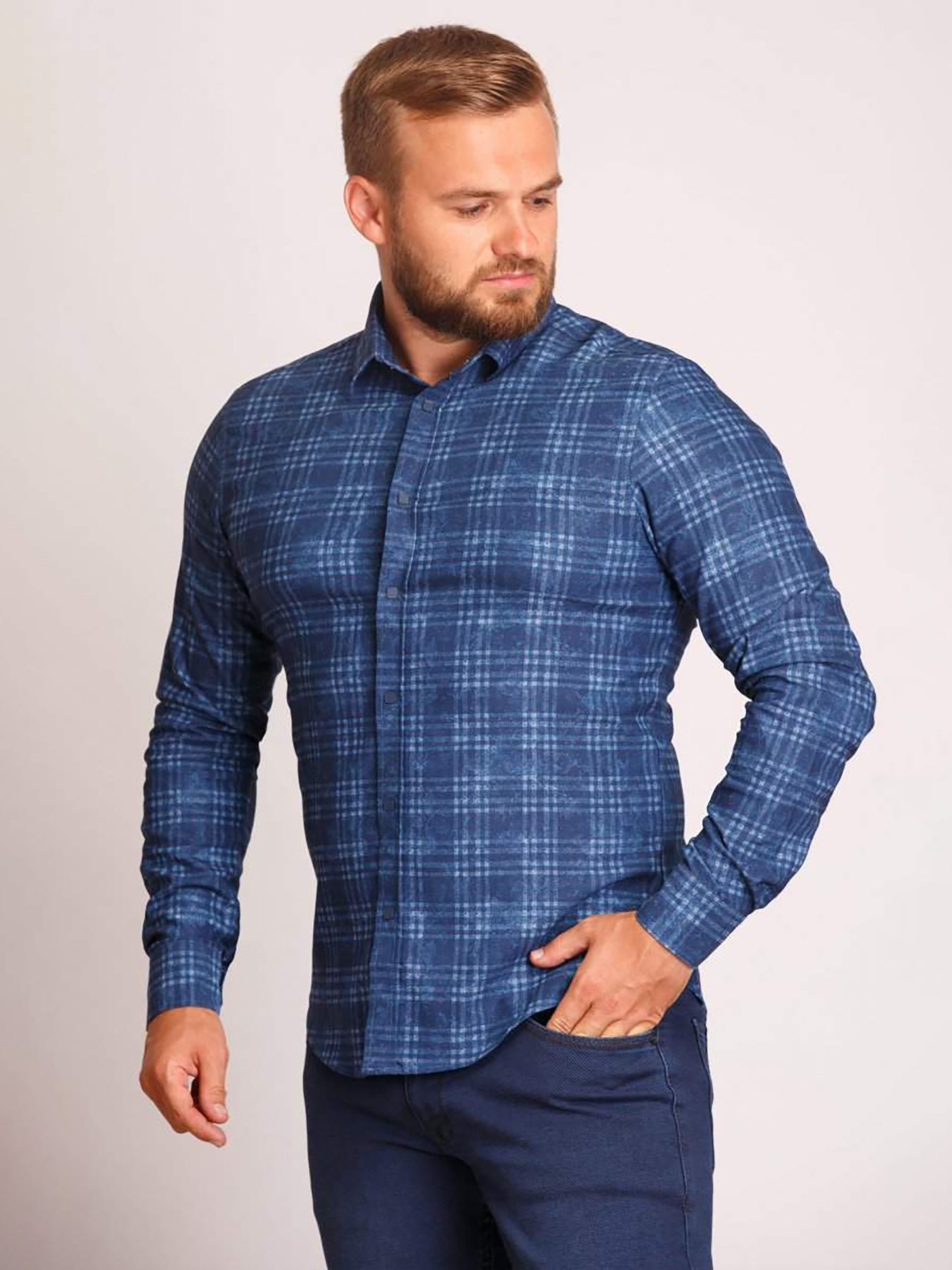 Рубашки Trend Collection модель TC2645BlueRBSHKMN Фото