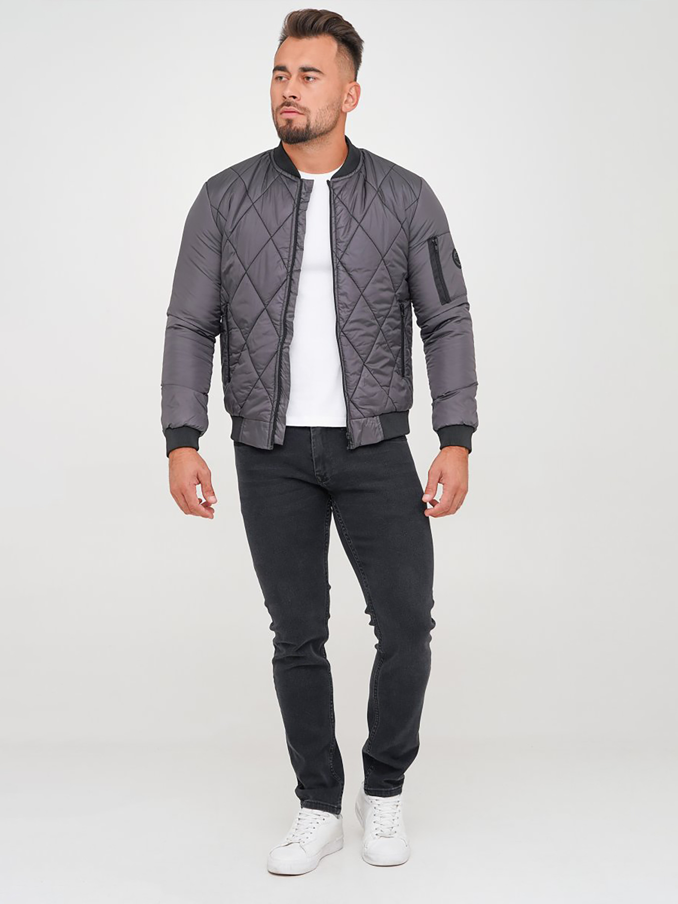 Куртки та дублянки Trend Collection модель TC6795GreyBMBRMN Фото