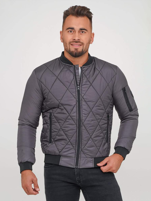 Куртки и дубленки Trend Collection модель TC6795GreyBMBRMN Фото