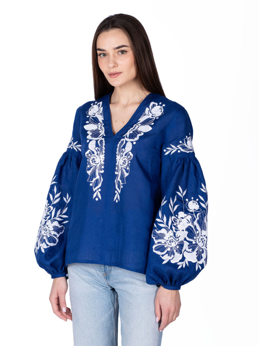 Вишиванки Едельвіка модель 44-22-00blue Фото