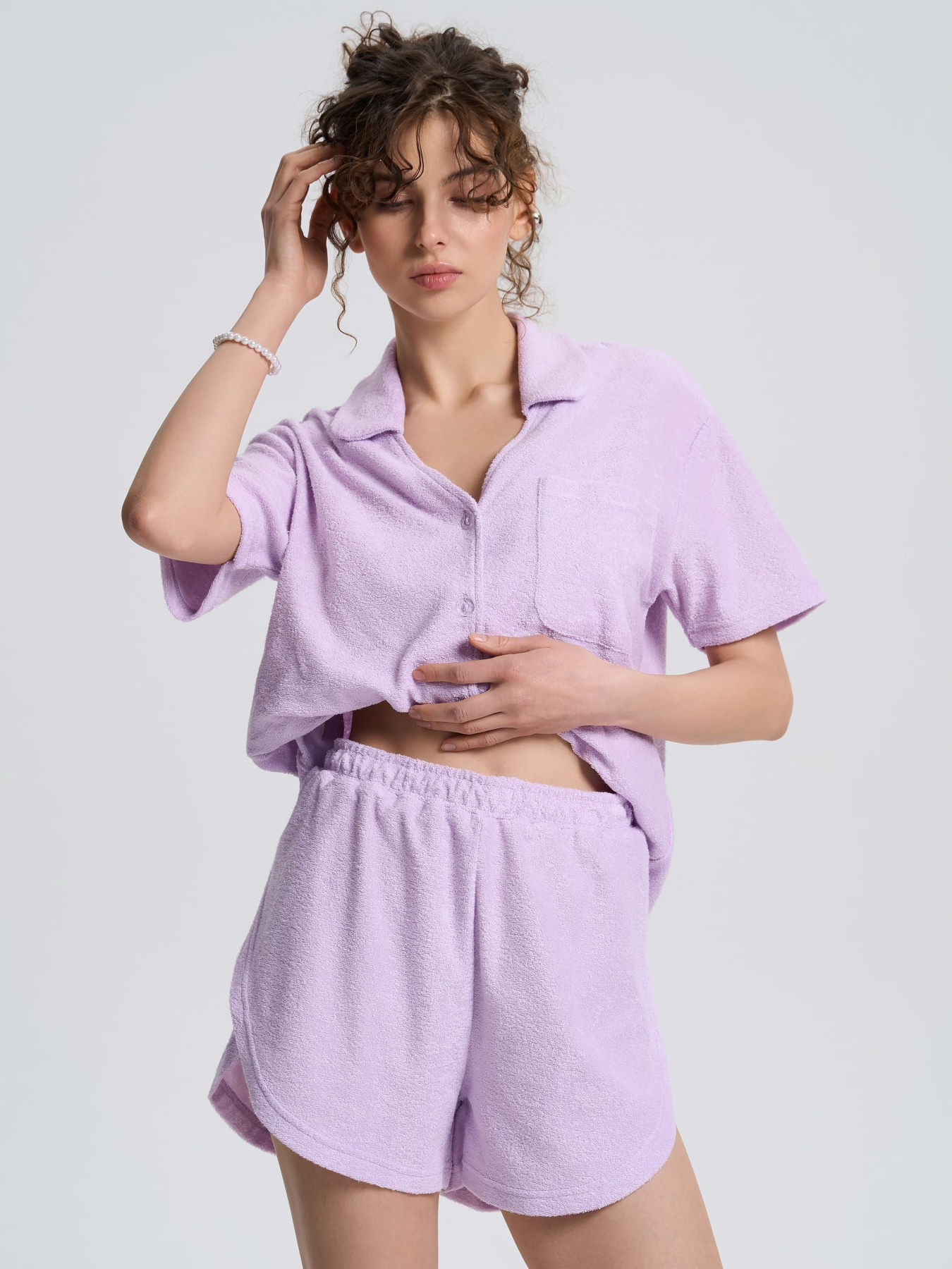 Одежда для дома и сна Роза модель 230714_Lilac Одежда для дома и сна Роза модель 230714_Lilac Фото
