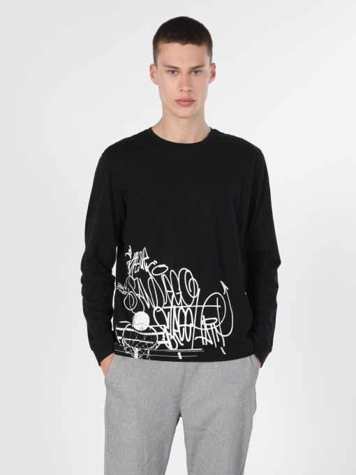 Худи и свитшоты Colin’s модель CL1059596_Q1.V1_BLK Фото
