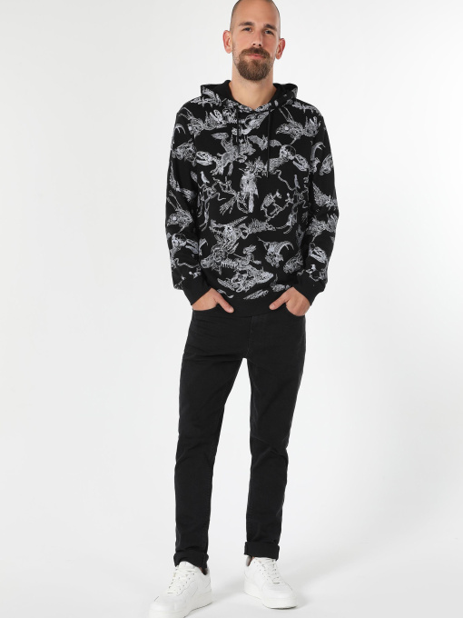 Худи и свитшоты Colin’s модель CL1061533_Q1.V1_BLK Фото
