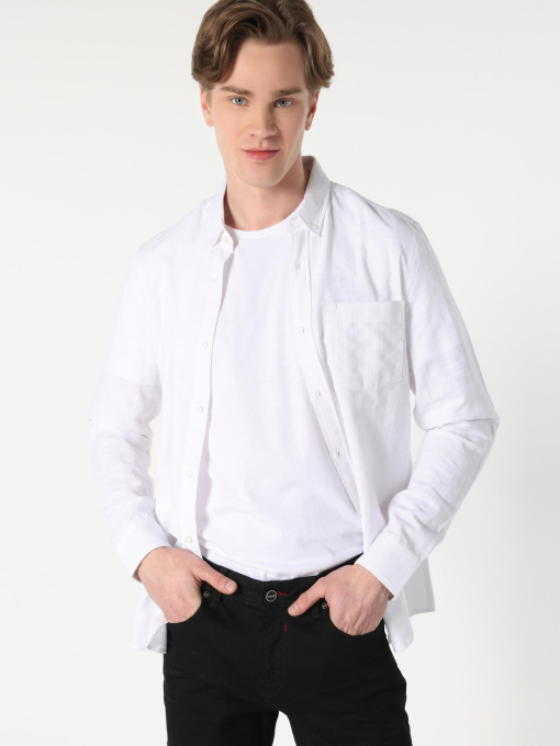 Рубашки Colin’s модель CL1063192_Q1.V1_WHT Фото