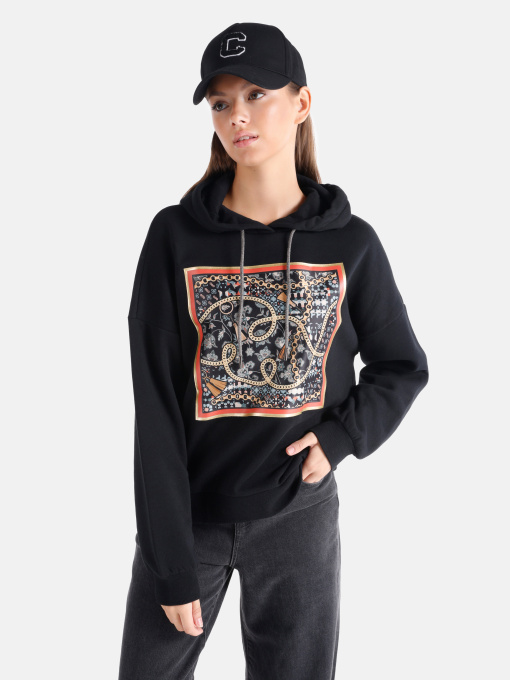 Худи и свитшоты Colin’s модель CL1066327_Q1.V1_BLK Фото
