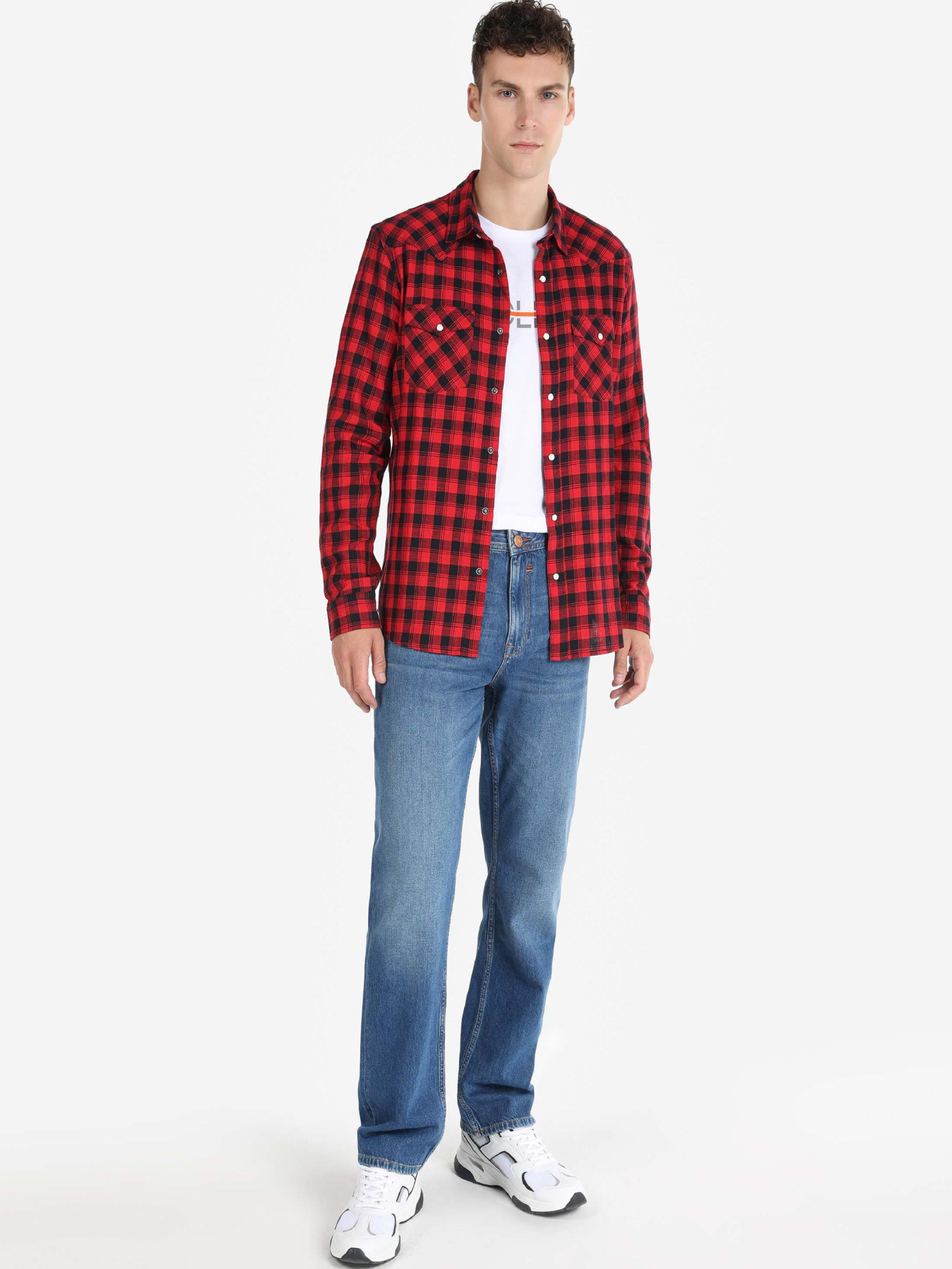 Сорочки Colin’s модель CL1064805_Q1.V1_RED Фото